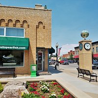 Located on the corner of Main St. and Hudson St.