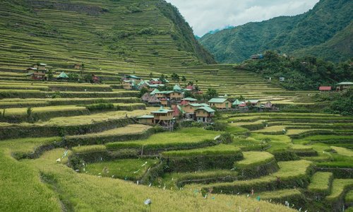 The local village where we stayed at, located in the middle of the rice terraces