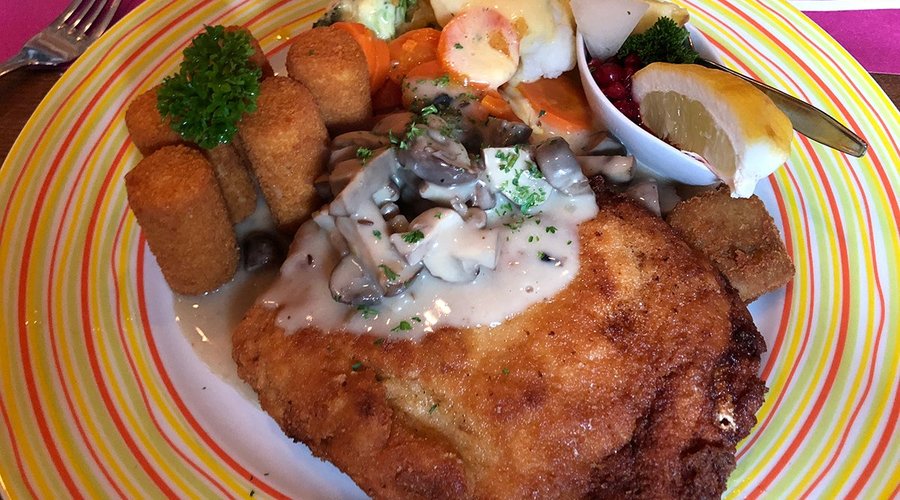 Große wohlschmeckende Portionen.