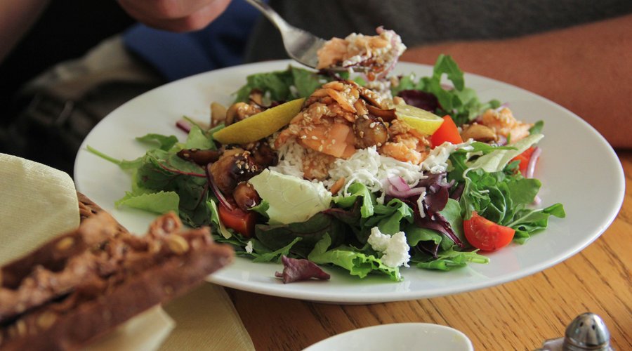 Salmon salad