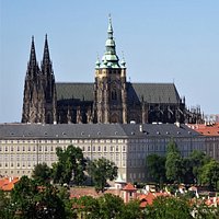 A view of St. Vitus from Petrin Park
