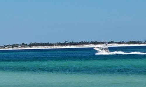 On base, outside on the gulf, gorgeous
