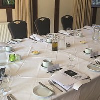 The garden room, ideal for private dinner parties