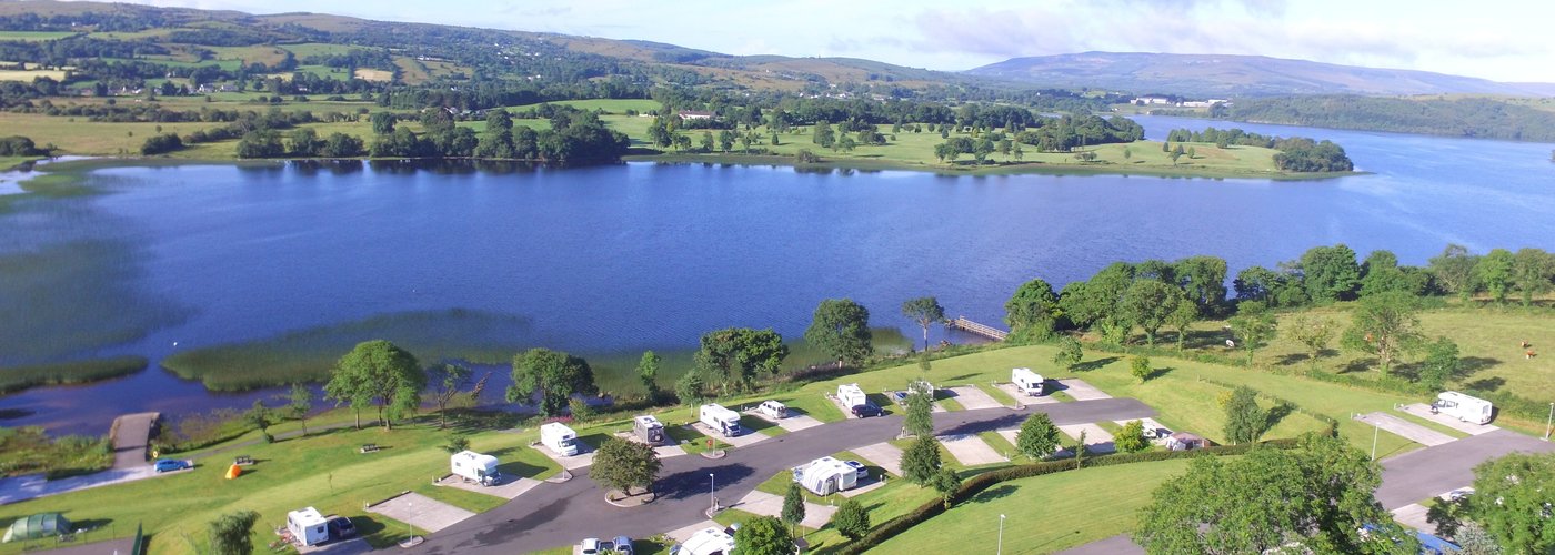 Park located overlooking Lough MacNean