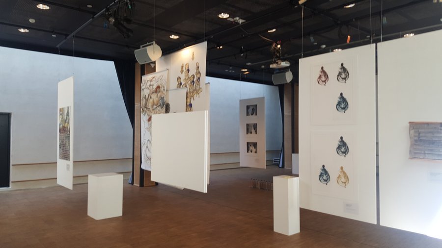 art gallery downstairs