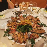 Unser Fischteller in der Pizzeria Toscana! Sehr empfehlenswert