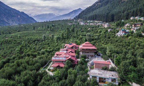 Aerial View & location of ShivAdya