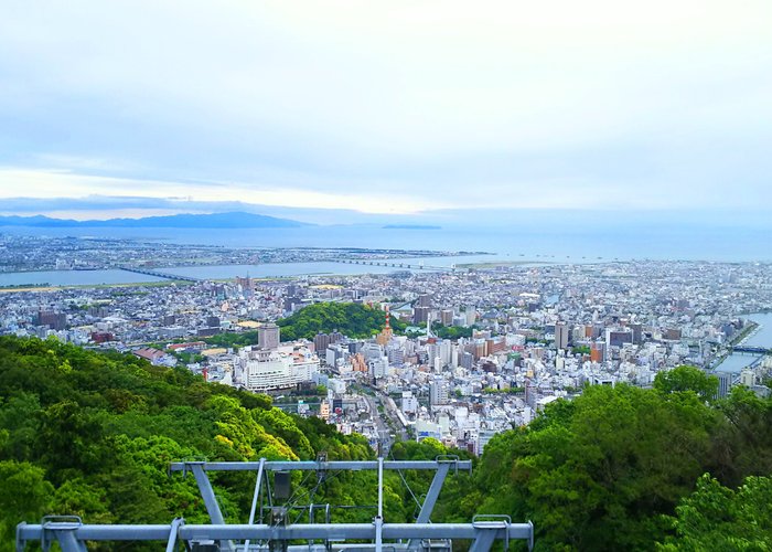 徳島市内が一望
