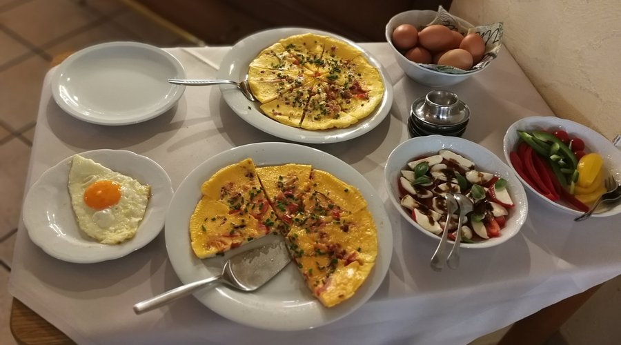 Teil vom Frühstücksbuffet