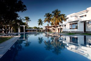 Heritage Resort Hampi in Malpangudi, image may contain: Resort, Hotel, Villa, Pool