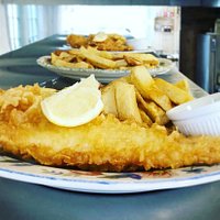 Plated up and ready to serve at The Chip Shed