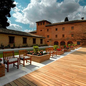 Parador de Granada in Granada, image may contain: Villa, Housing, House, Hacienda
