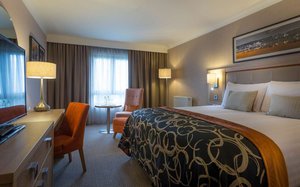 Clayton Hotel Dublin Airport in Swords, image may contain: Monitor, Screen, Computer Hardware, TV