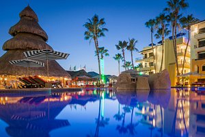 Marina Fiesta Resort & Spa in Cabo San Lucas, image may contain: Resort, Hotel, Building, Pool