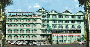 Brightland Hotel in Shimla, image may contain: Hotel, City, Resort, Urban