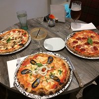 Delicious pizzas