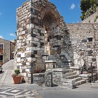 Historic gatewat and remnant of city wall
