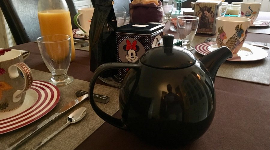 La table du petit-déjeuner