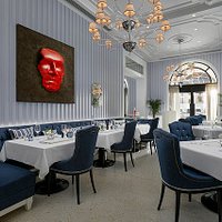 Dining haven where art meets food.