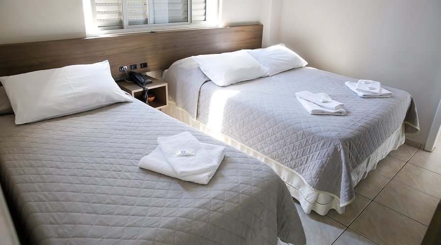 Acomodações do Hotel MOS, São José/SC 