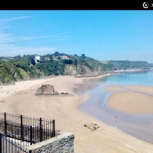 View of North Beach Tenby