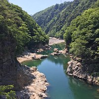陸橋の上から