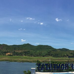 Mountain and river view
