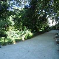 Une allée du square