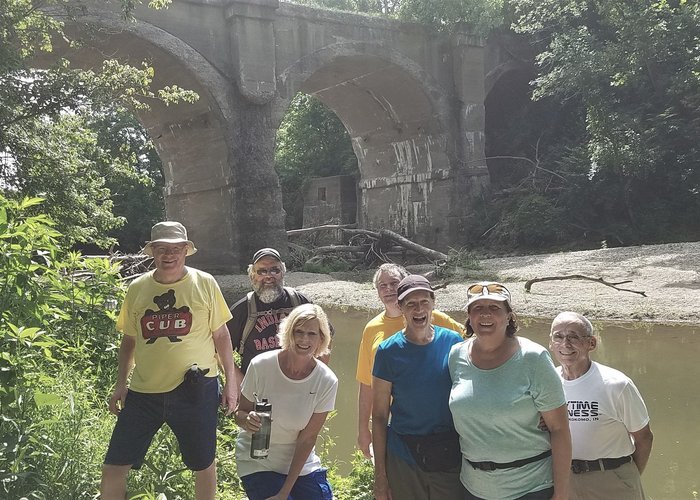 Hiking along Eagle Creek in Starkey Park