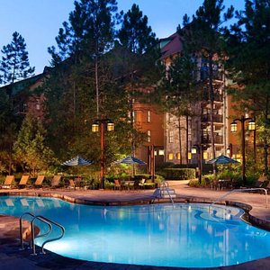 Refreshing resort pool at Boulder Ridge Villas at Disney's Wilderness Lodge