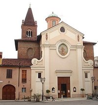 La facciata della chiesa di san Rocco