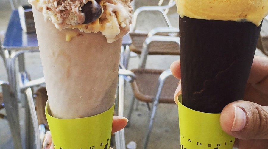 Variedad en conos de helado!