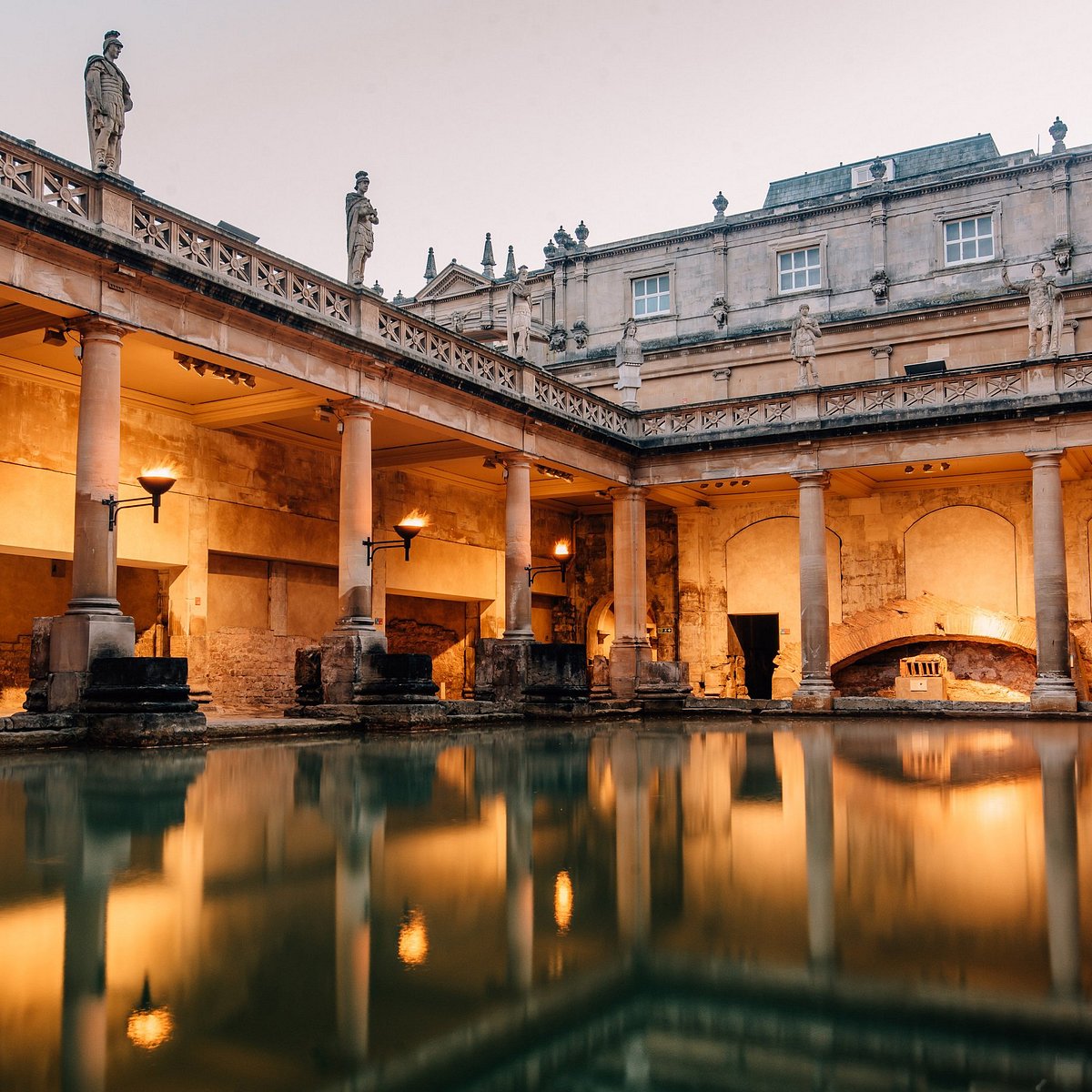 roman baths sunrise tour