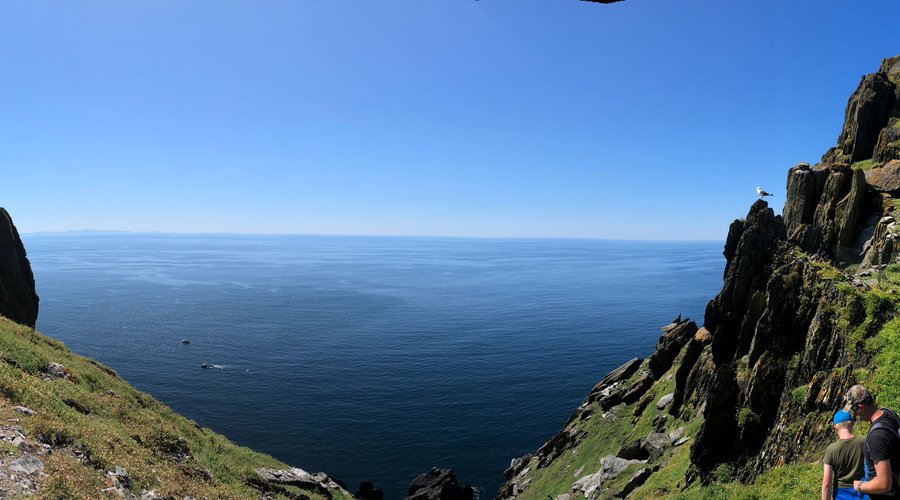 Panoramic about half way up