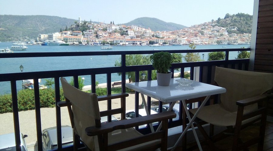 view from the balcony