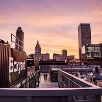 Downtown Tulsa's retail destination housed in repurposed shipping containers. Eat-Drink-Shop-Loc