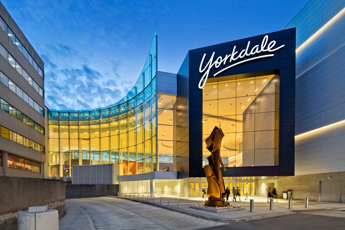 Yorkdale Shopping Centre Mall, Canada, Toronto 4k October, 2020