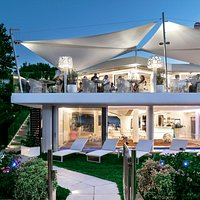 La Terrazza del Ristorante Green, affacciata sul Lungomare di Riccione