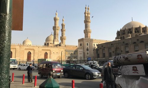 View of Al-Azhar Mosque.