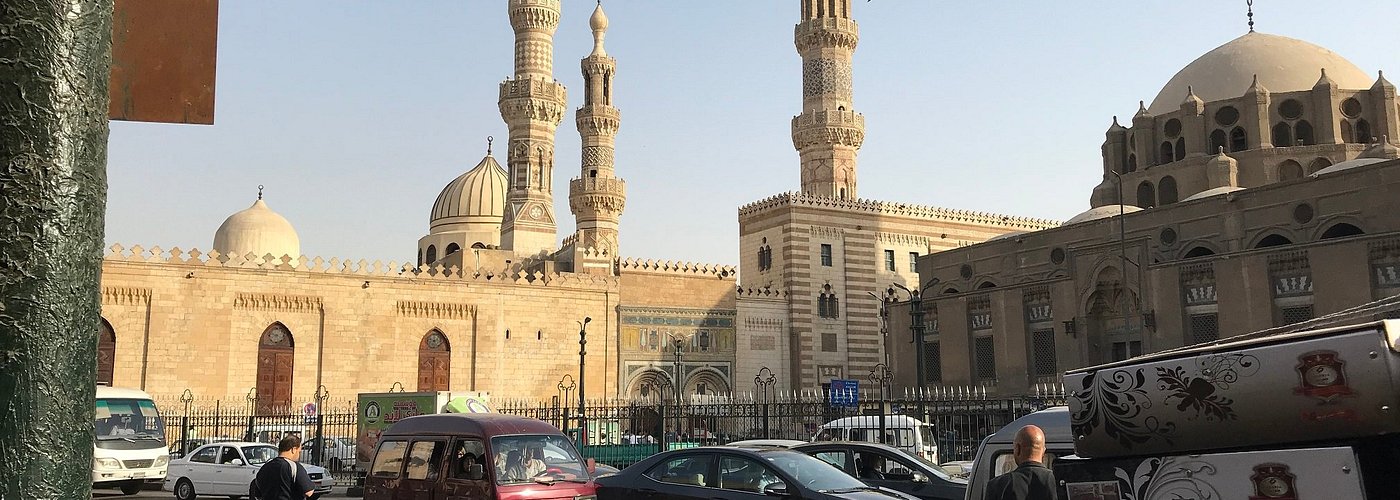 View of Al-Azhar Mosque.