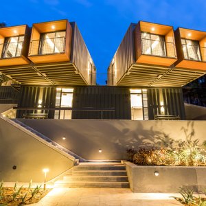 Zostel Panchgani Container Room Evening View