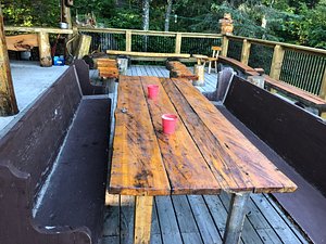 Aft dining room with hunting/fishing lodge-like decor on walls with wall  plaque 'quotes' - Picture of Duffy's Riverside Saloon, Redwood Falls -  Tripadvisor