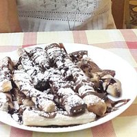 Straccetti con nutella e cioccolato!