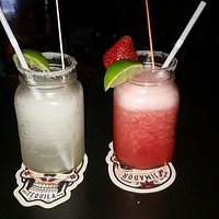 Margaritas! (strawberry and lime)