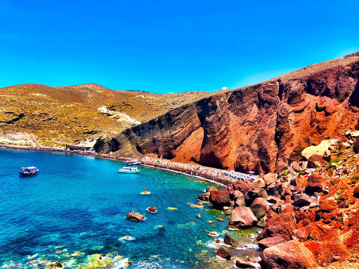 Santorinis Red Beach