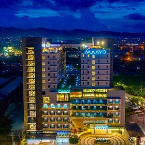 Aerial shot of Maayo Hotel and Maayo Well - Cebu’s first and only wellness complex.