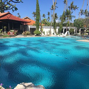 Pool and Spa at Inna Grand Bali Beach