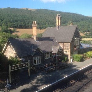 Victorian railway station next to site