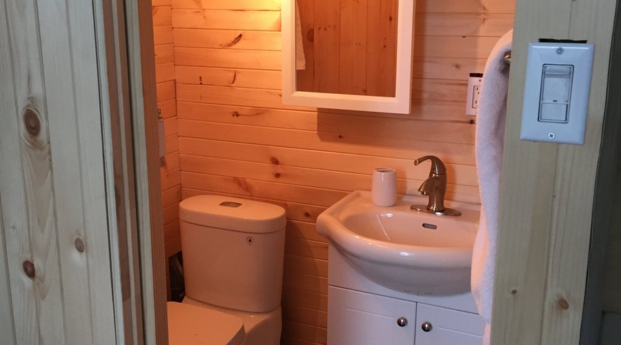 salle de bain de la chambre jacuzzi