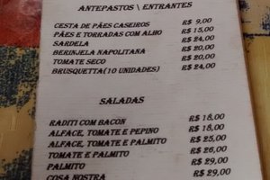 Cardápio